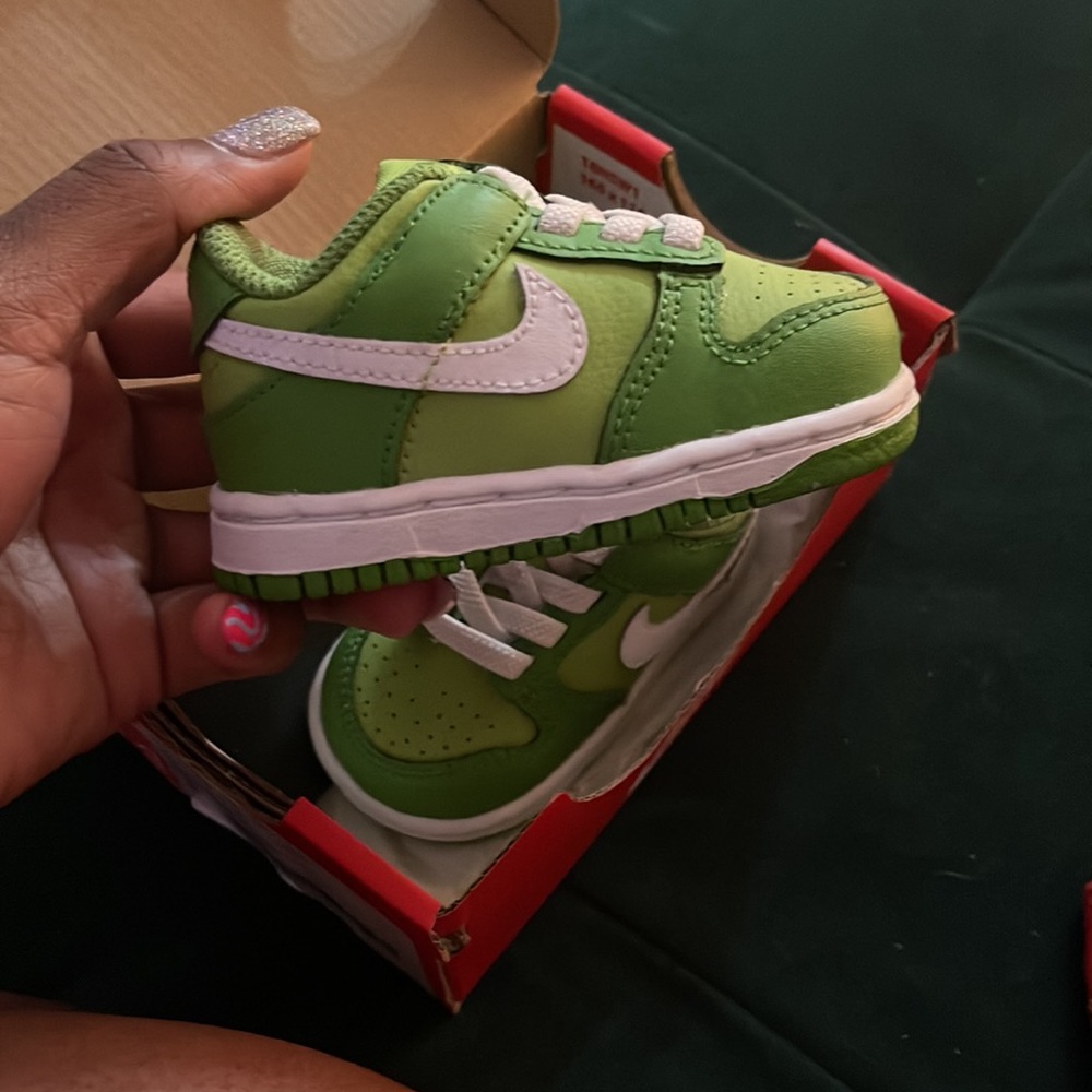 baby nike dunks brand new never worn I order them to small for my daughter